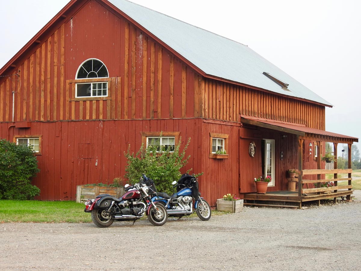 Barn - Exterior - Group lodging swan valley idaho